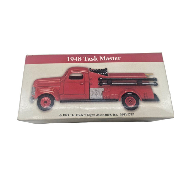 Readers Digest 1/64 Scale 1948 Task Master Red Fire Engine 1999 Diecast NIB - Picture 1 of 6
